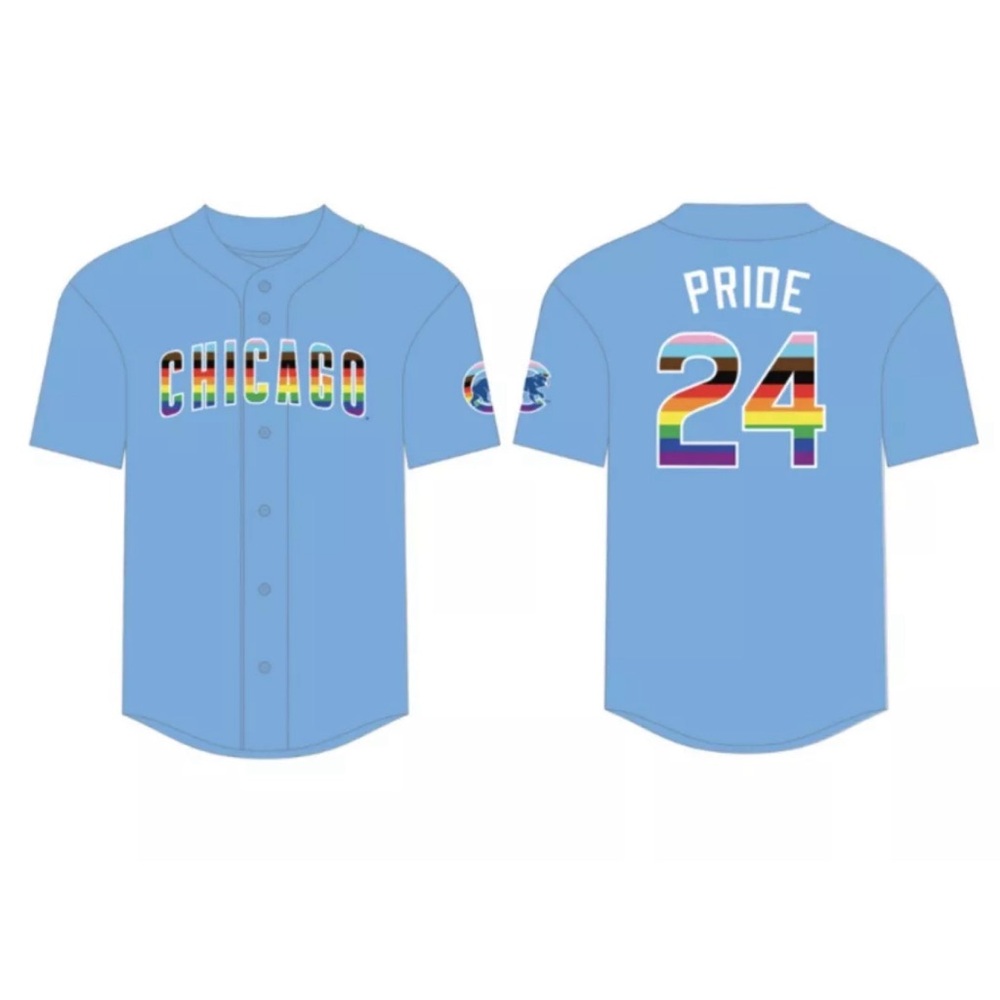2024 Chicago Cubs Pride Jersey Size XL 6/17/24